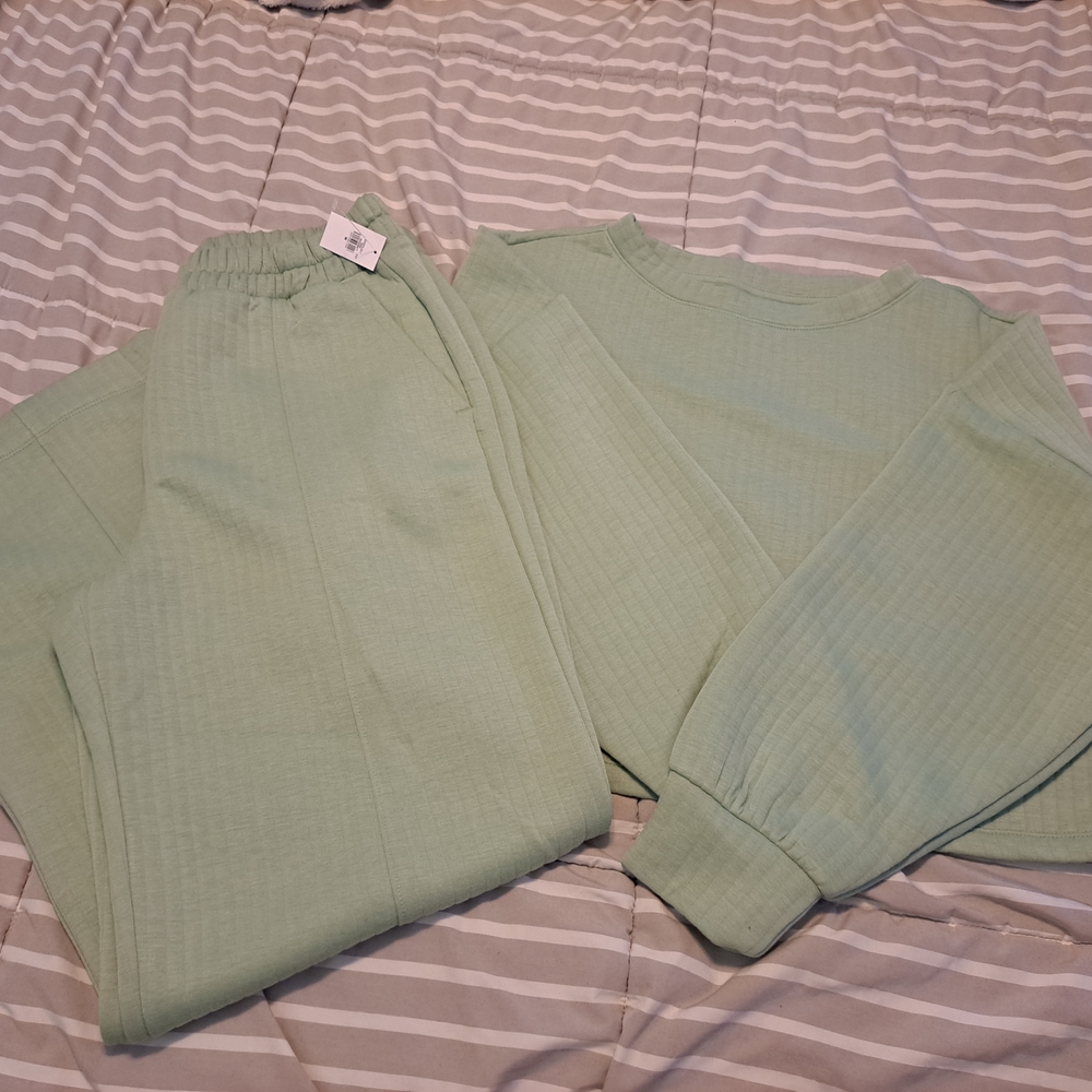 Old Navy Sage Green Lounge Set